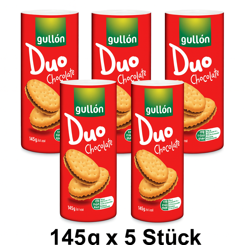 Gullon Duo choco 145g x 5 MHD:15.11.2026