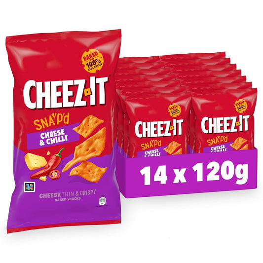 Cheez It Snap'd Cheese & Chilli 14x120g