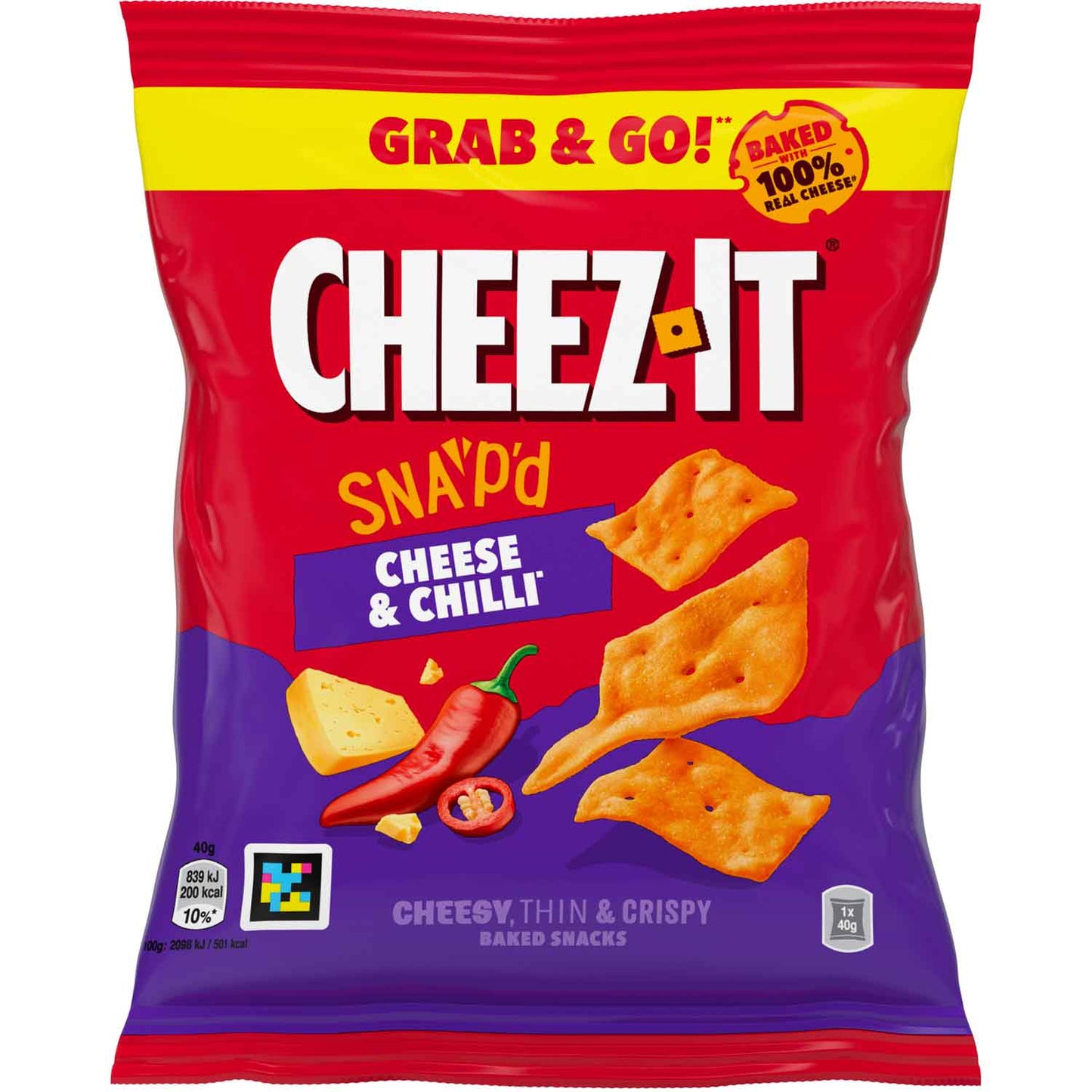 Cheez It Snap'd Kaas & Chili 40g