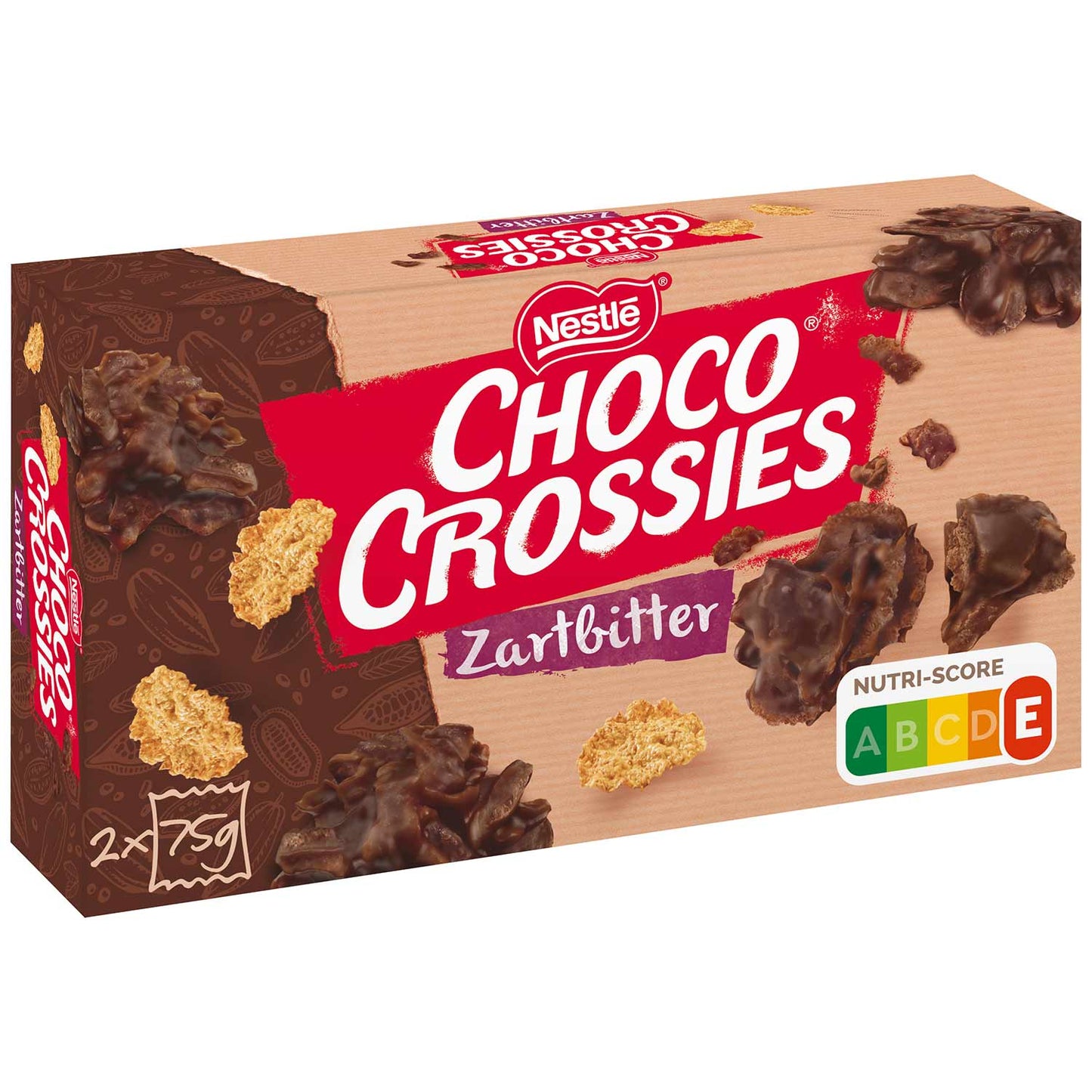 Nestle Choco Crossies Zartbitter - 2 x 75g MHD: 07.2024
