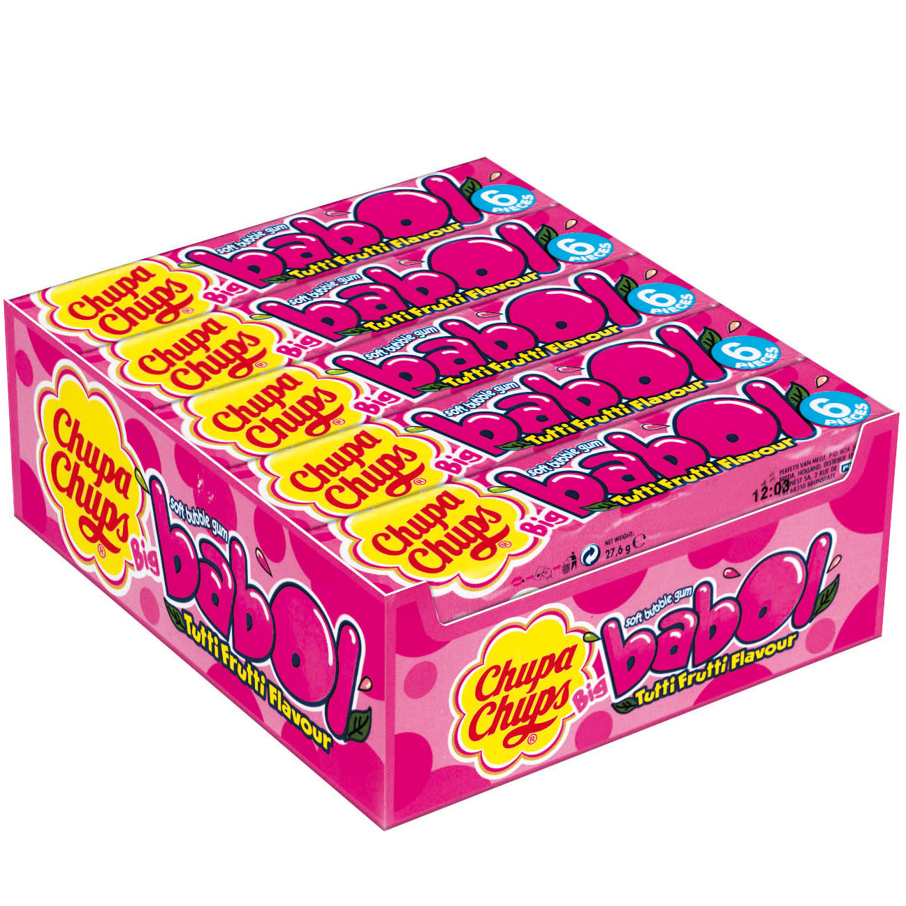 Chupa Chups Big babol Tutti Frutti 20x 6er 20 x 27, 6g