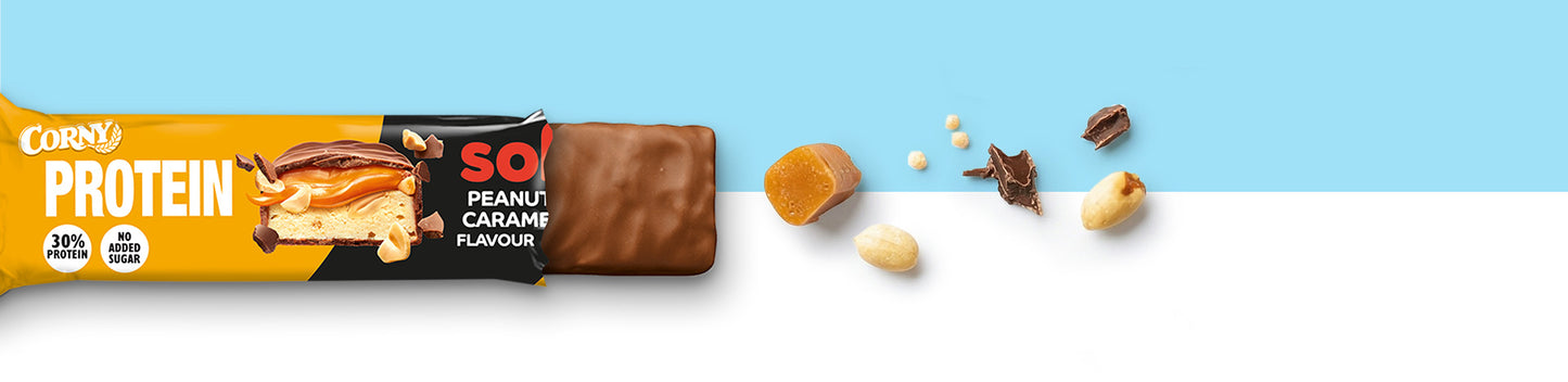 CORNY Protein soft Peanut Caramel Flavour 