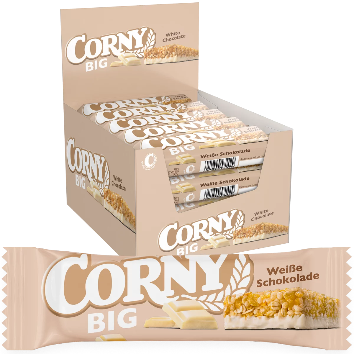 Corny BIG Weiße Schokolade 24 x 40g MHD: 10.09.2025