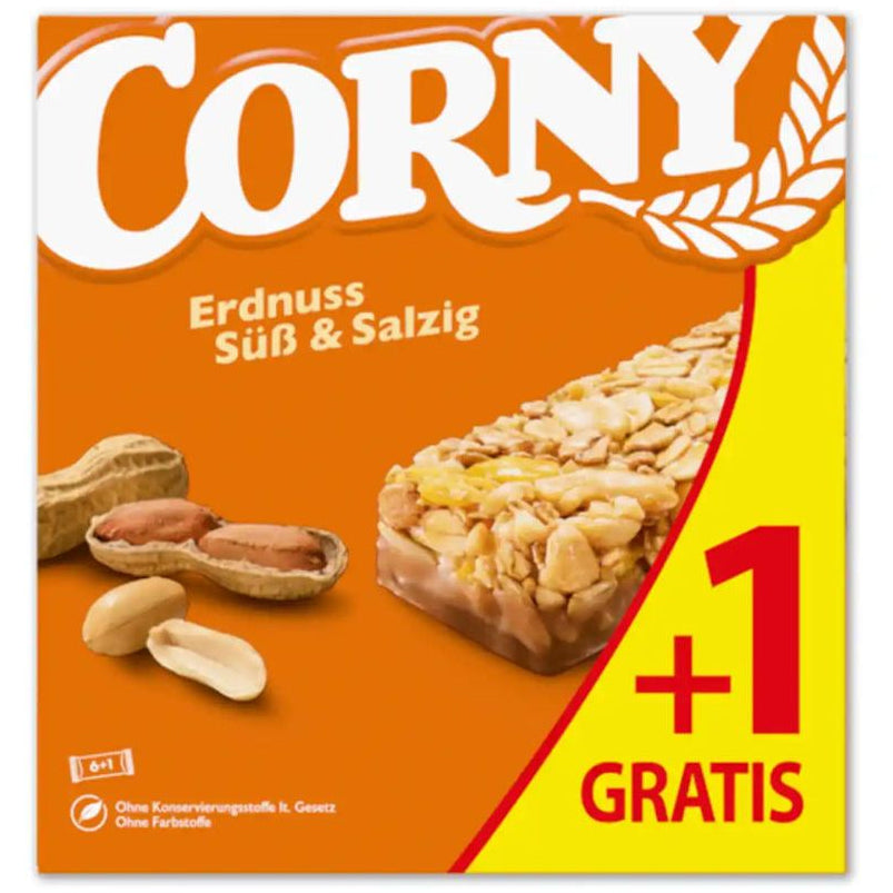 Corny Cacahuètes Classiques Sucrées et Salées 6+1