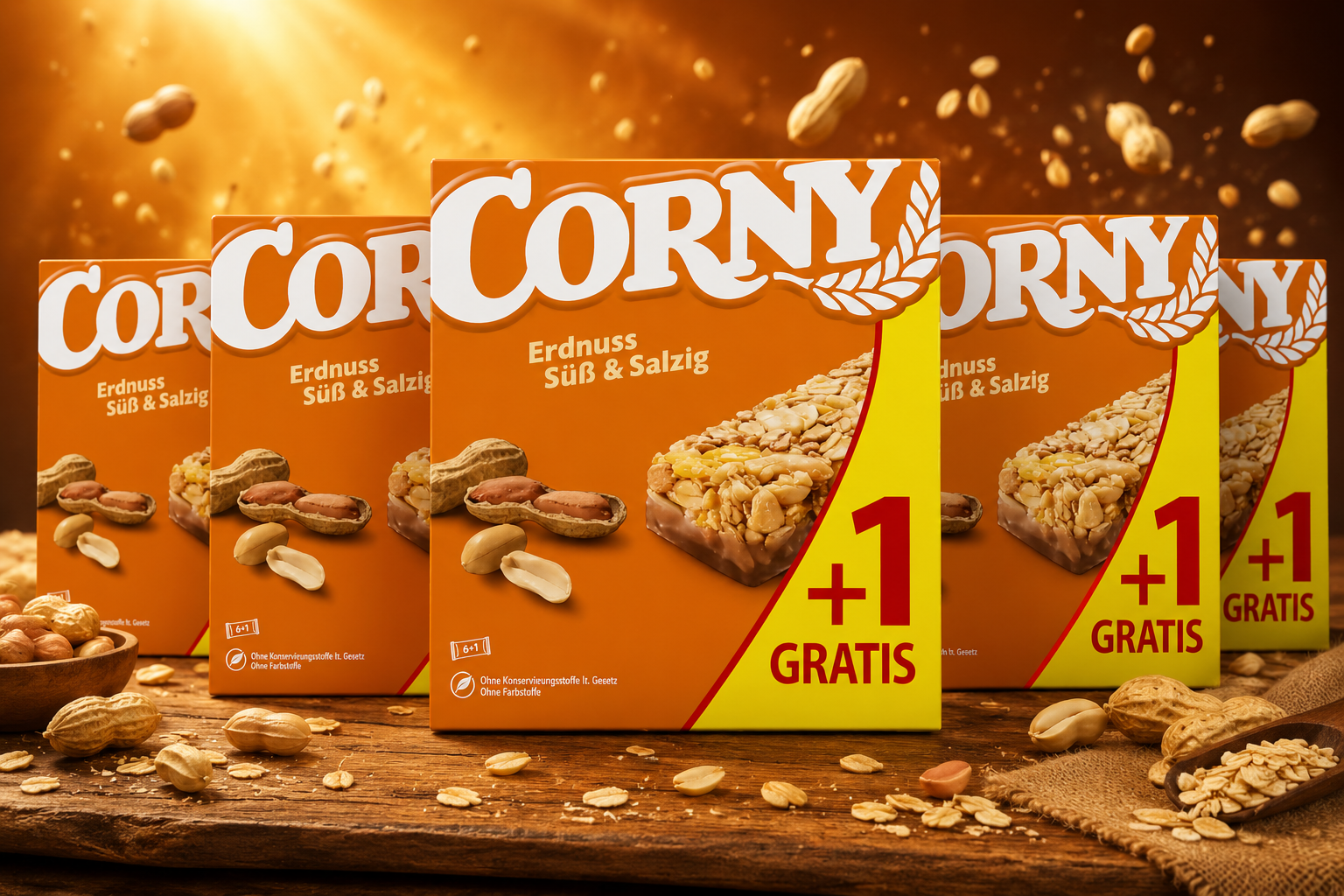 Corny Classic Erdnuss Süß & Salzig 5 x (7x25g)