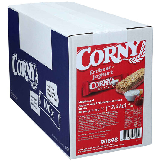 Corny Erdbeer-Joghurt 100x25g MHD: 11.06.2025