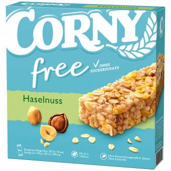 Corny free Haselnuss (6x20g) MHD: 19.11.2025