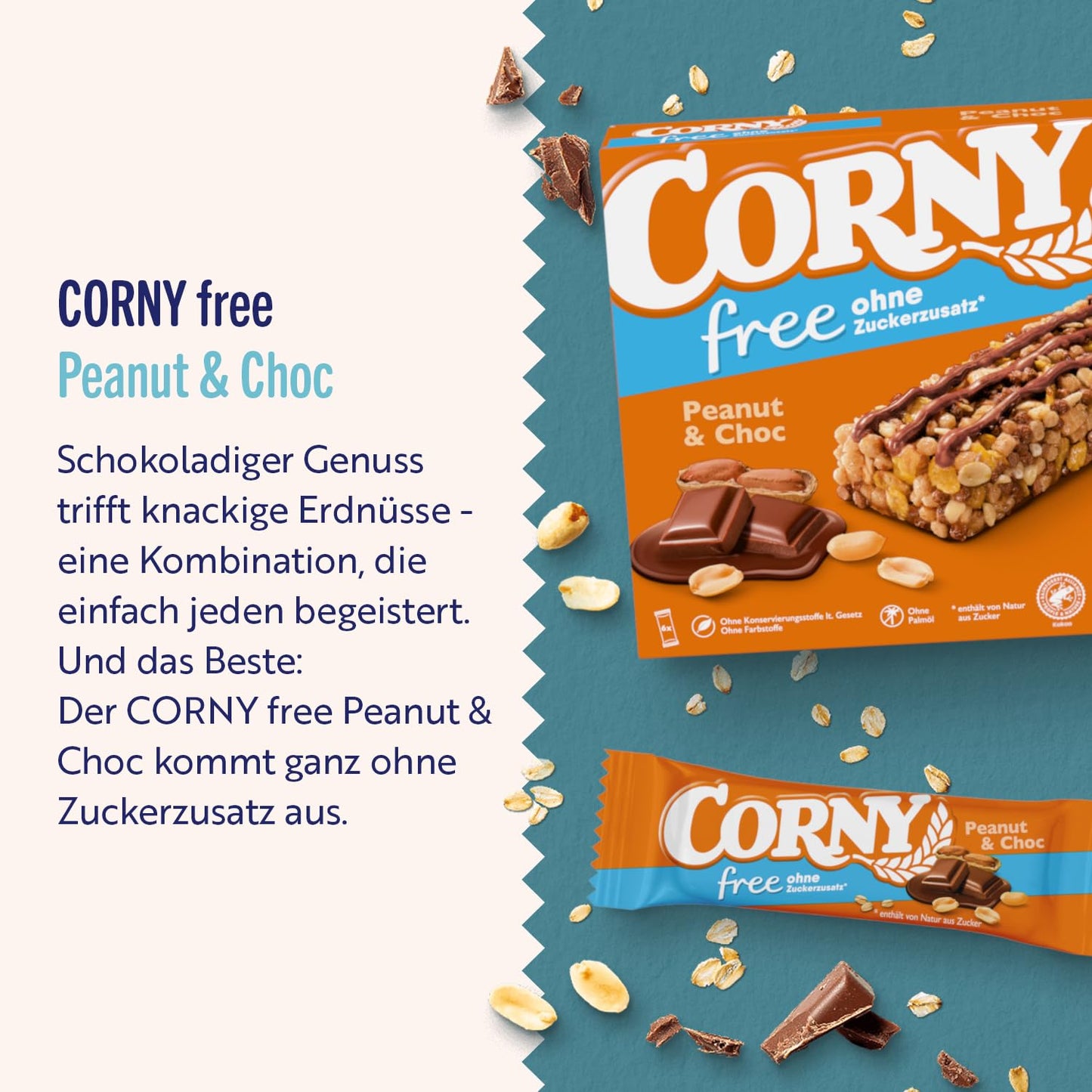 CORNY free Peanut & Choc