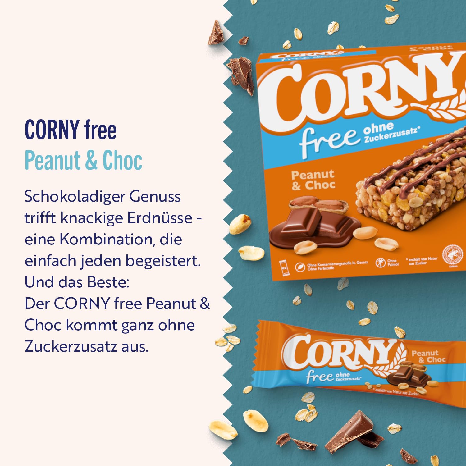 CORNY free Peanut & Choc