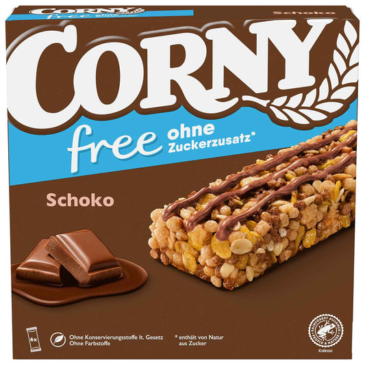 Corny free Schoko 6x20g MHD:30.08.2026