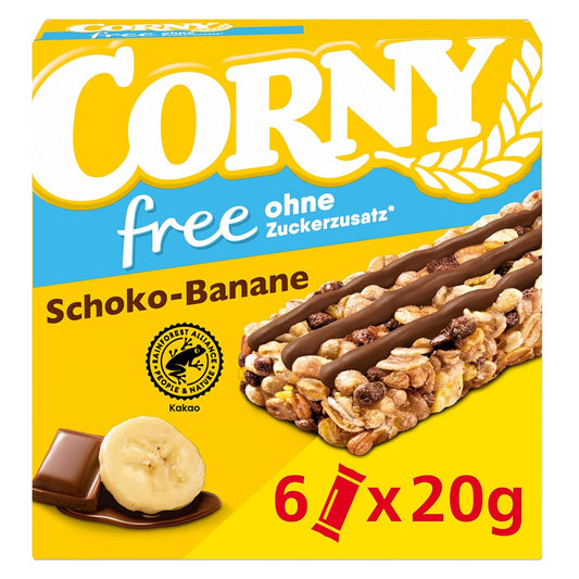 CORNY free Schoko-Banane 6x20g