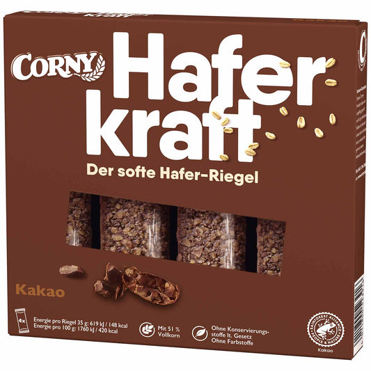 Corny Haferkraft Kakao 4x35g MHD: 22.09.24