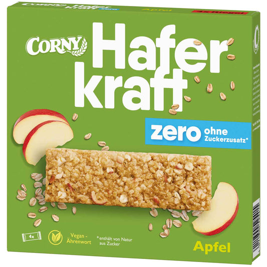 Corny Haferkraft Zero Apfel 4x35g MHD: 11.05.2025