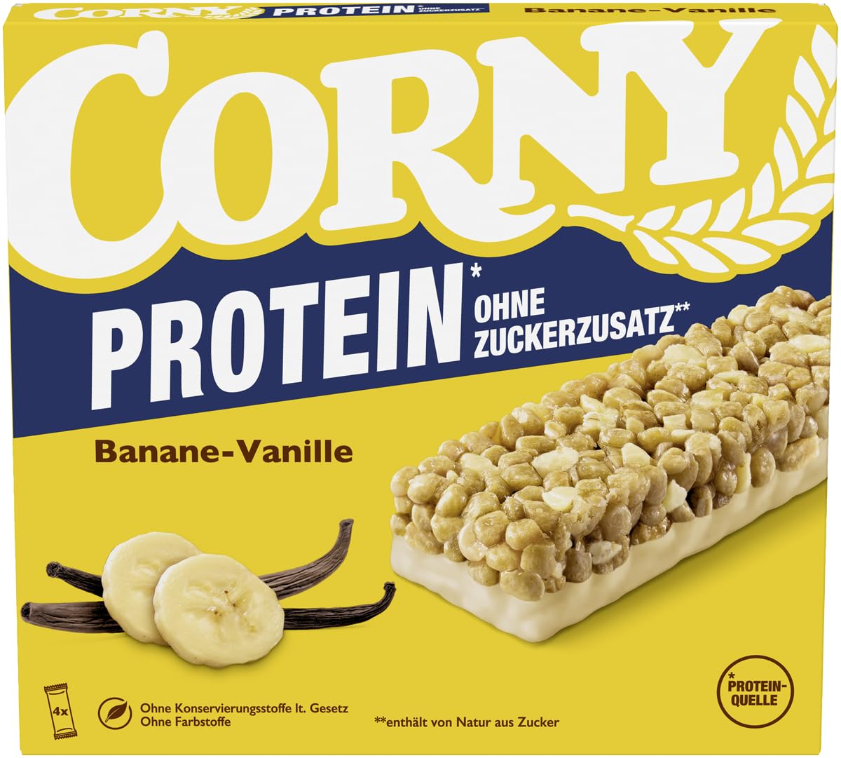 CORNY Classic Protein Banane-Vanille 4x25g