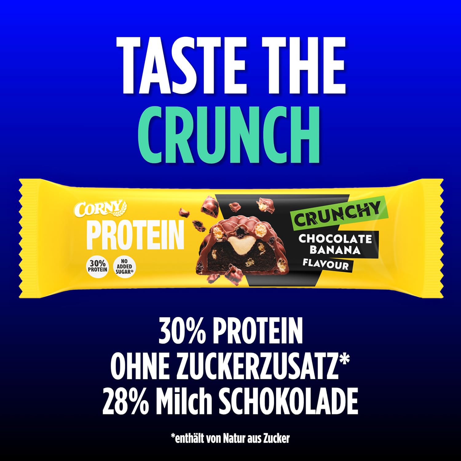 CORNY Protein Crunchy Chocolate Banana Flavour 45g