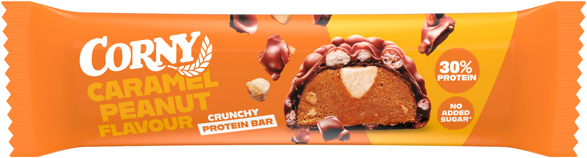 Corny Protein Crunchy Peanut Caramel Flavour 45g