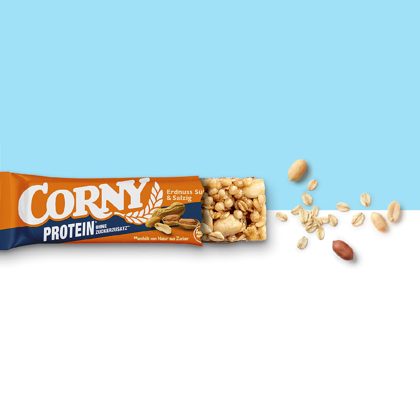 CORNY Classic Protein Erdnuss Süß & Salzig 25g