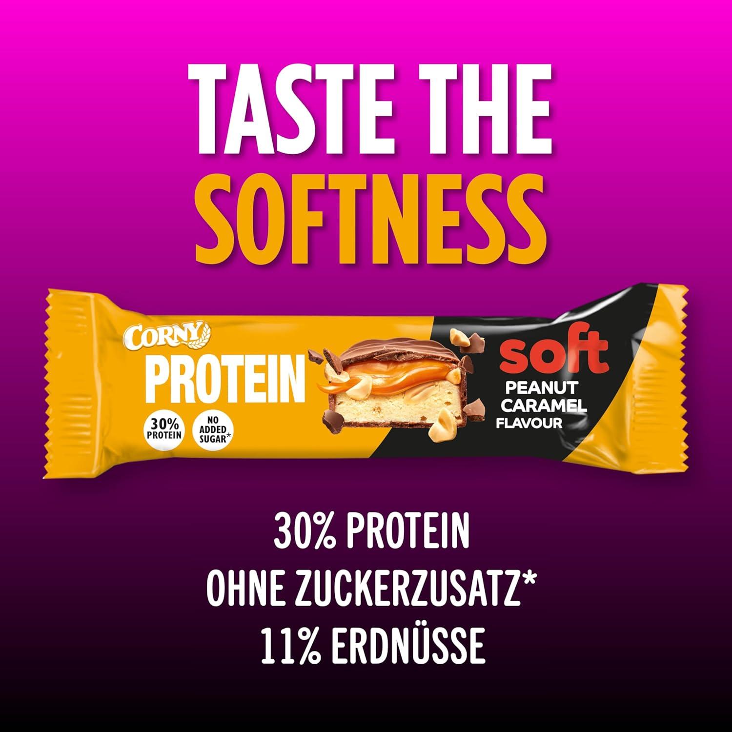 CORNY Protein soft Peanut Caramel Flavour 45g