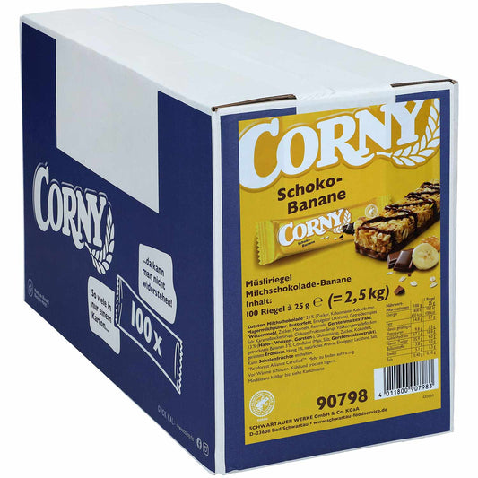 Corny Chocolate Banana 100x25G THT: 28.01.2026