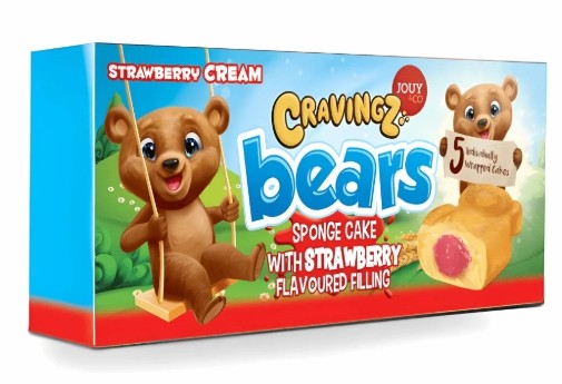 Cravingz Bears Strawberry 5x45g