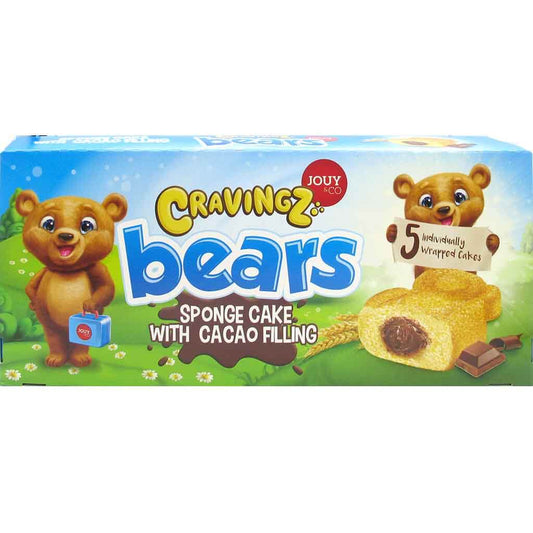 Cravingz Spongiez Bears Kakao 225g MHD: 04.03.2026