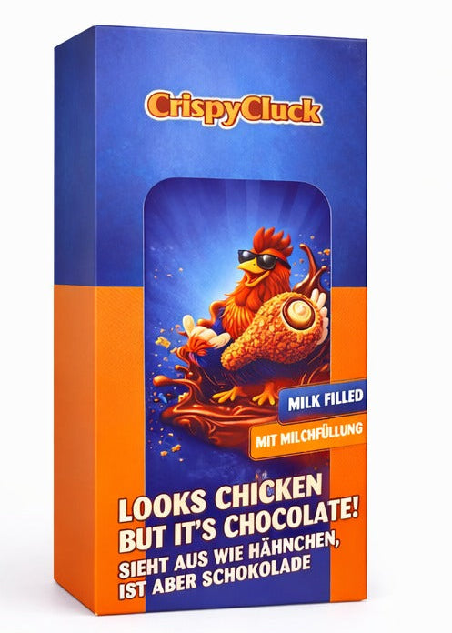 CrispyCluck Chicken Wings Schokolade - Milk 18x48g
