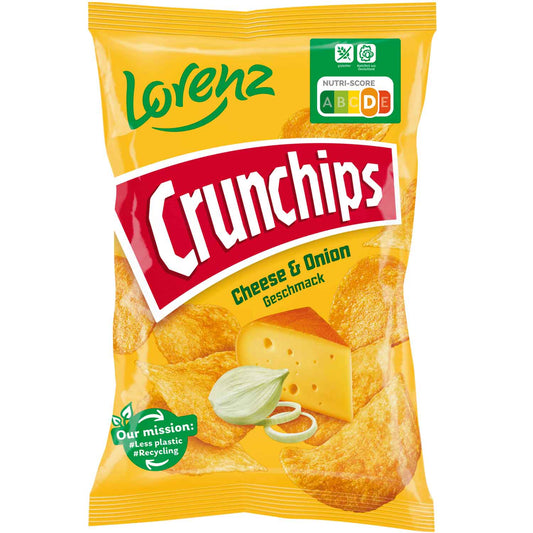 Crunchips Cheese & Onion 150g MHD:04.11.2025