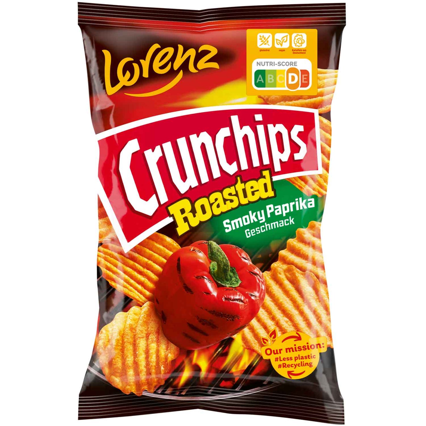 Crunchips Roasted Smoky Paprika 110g MHD:29.07.2025