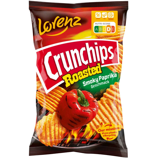 Crunchips Roasted Smoky Paprika 110g MHD:29.07.2025