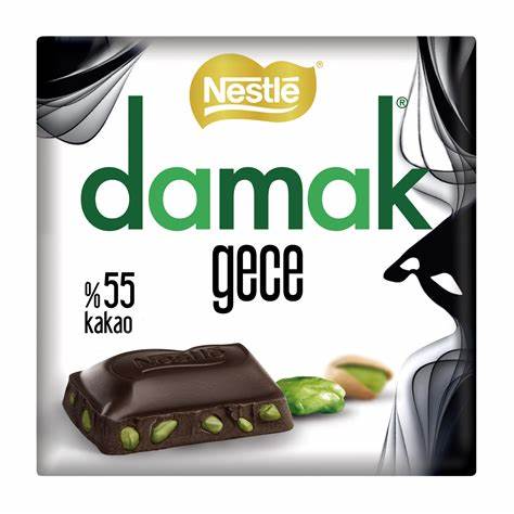 Nestle Damak gece Schokolade & Pistazien 60 g MHD: 02.02.2025