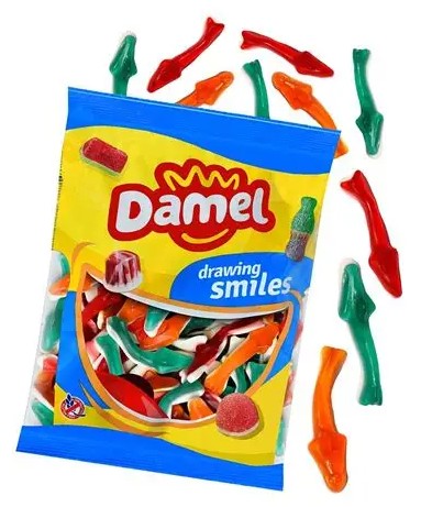 Damel kleurrijke haaien