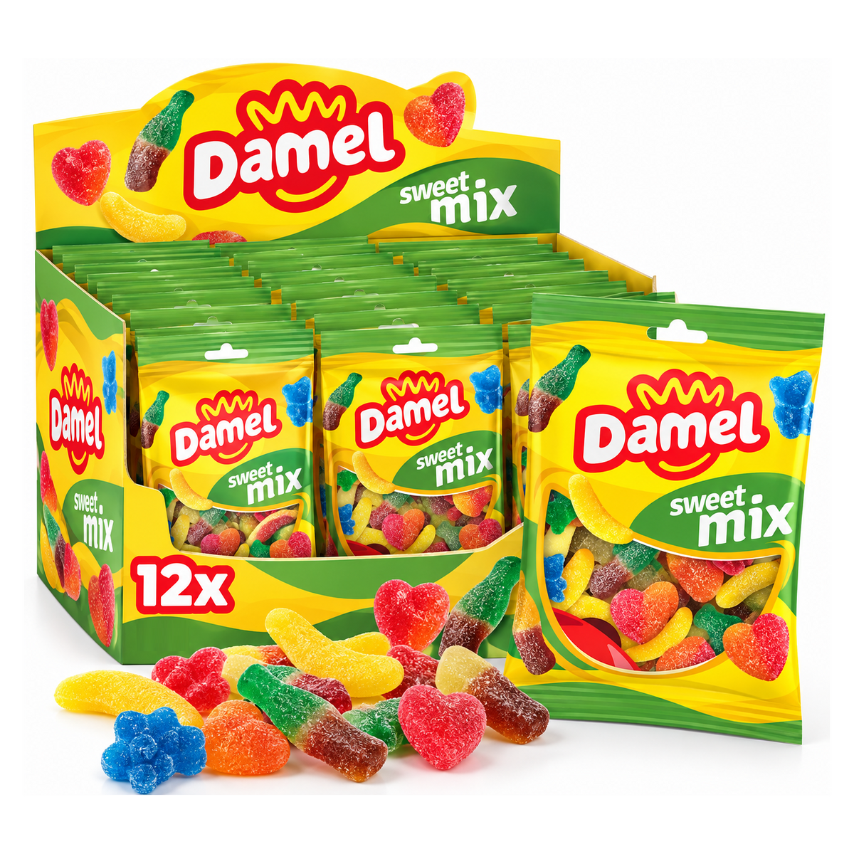 Damel Fruchtgummi Sweet Mix 12 x 80g
