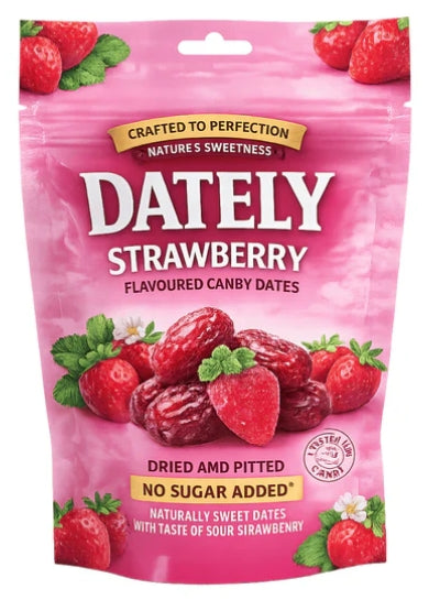 Dately Saure Datteln Erdbeergeschmack 100g
