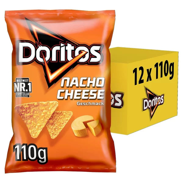 Doritos Nacho Cheese 12 x 110g