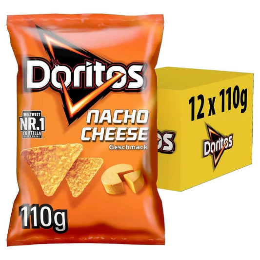 Doritos Nacho Cheese 110g x 12 (1320 g) DDM:19.10.2025