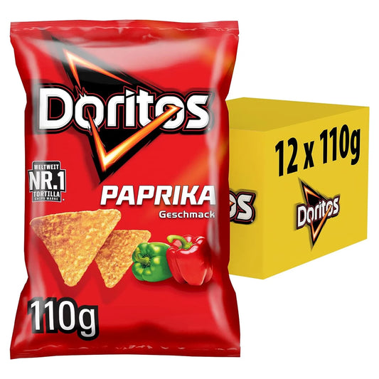 Doritos Paprika 110g x 12 (1320 g) DDM:15.06.2025