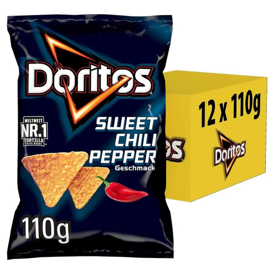 Doritos Sweet Chili Pepper 110g x 12 (1320g) MHD:30.11.2025