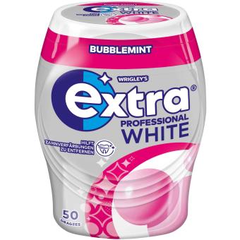 Extra Professional White Bubblemint 50er 70 g MHD: 13.01.2025