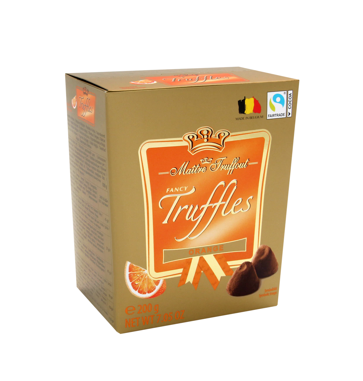 Fancy Gold Truffles Orange 200g MHD:15.07.2026