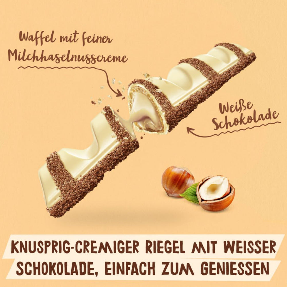 Ferrero kinder bueno White – Schokoriegel mit weißer Schokolade
