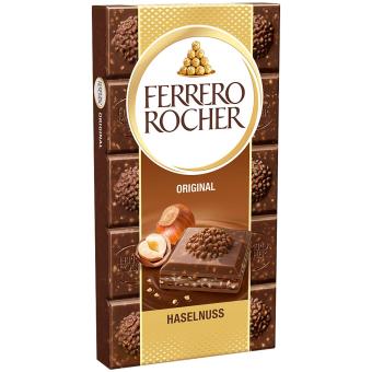 Ferrero Rocher Tafel Original 90g MHD:05.05.2025