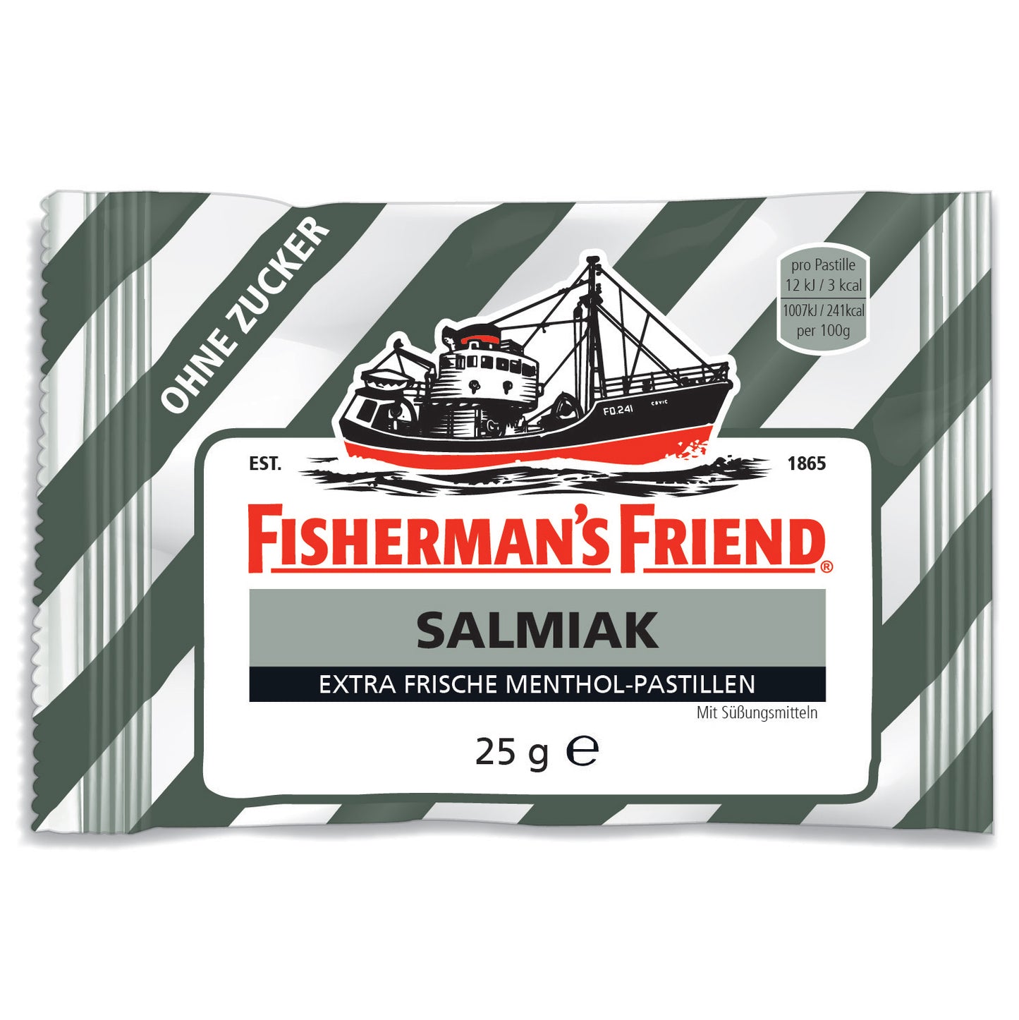 Fisherman's Friend Salmiak ohne Zucker 24x25g MHD:12.2028