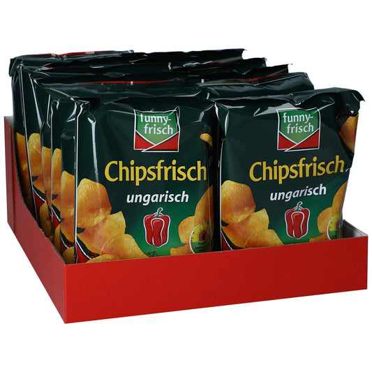 funny-frisch Chipsfrisch ungarisch 12x40g MHD:08.12.2025