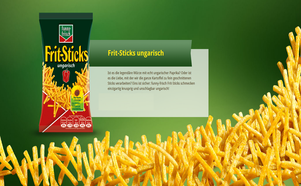 funny-frisch Frittes bâtonnets hongrois
