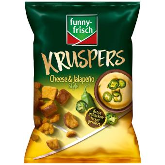 funny-frisch Kruspers Cheese & Jalapeño Style 120g MHD: 27.05.2024