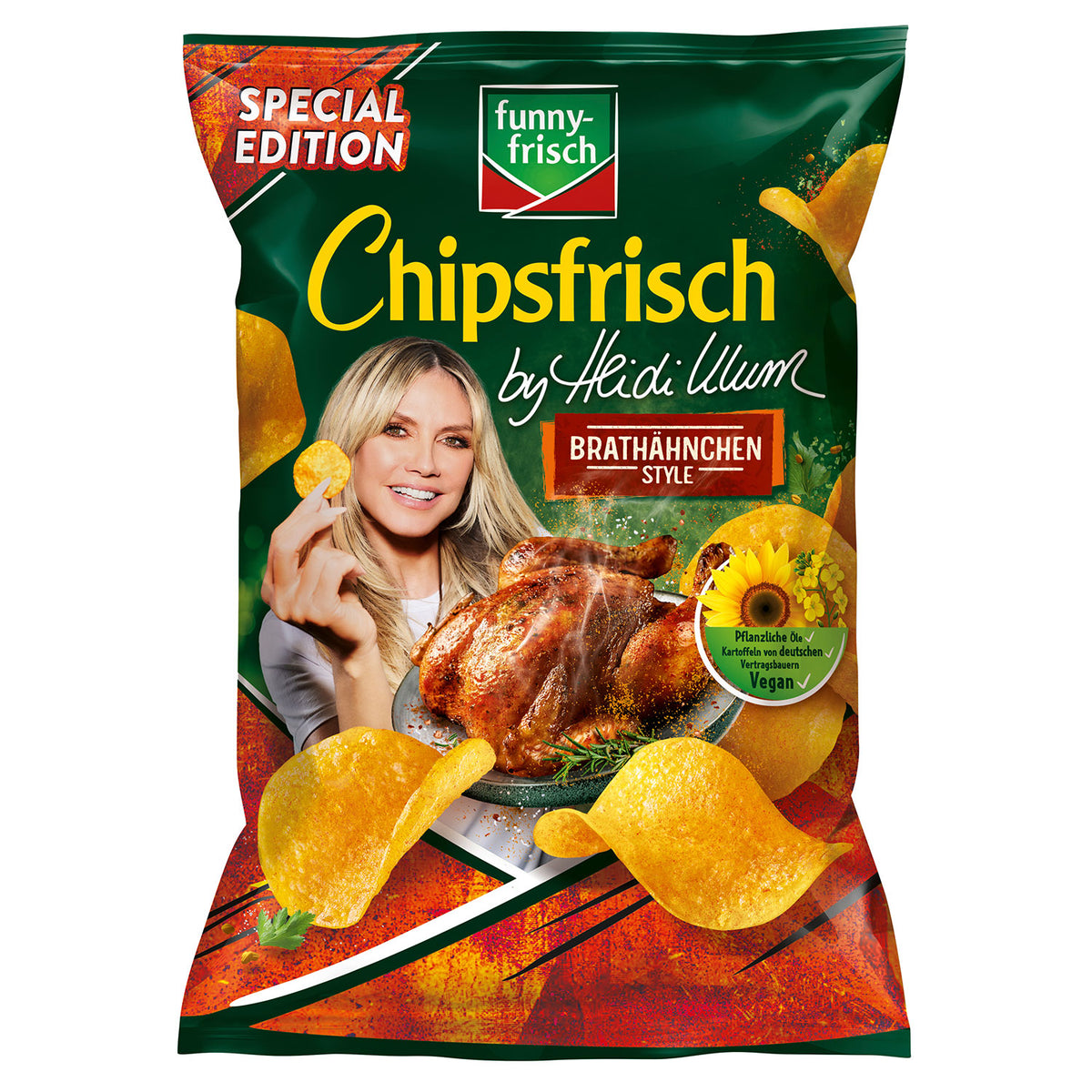 funny frisch Chipsfrisch by Heidi Klum Brathähnchen Style 130 g