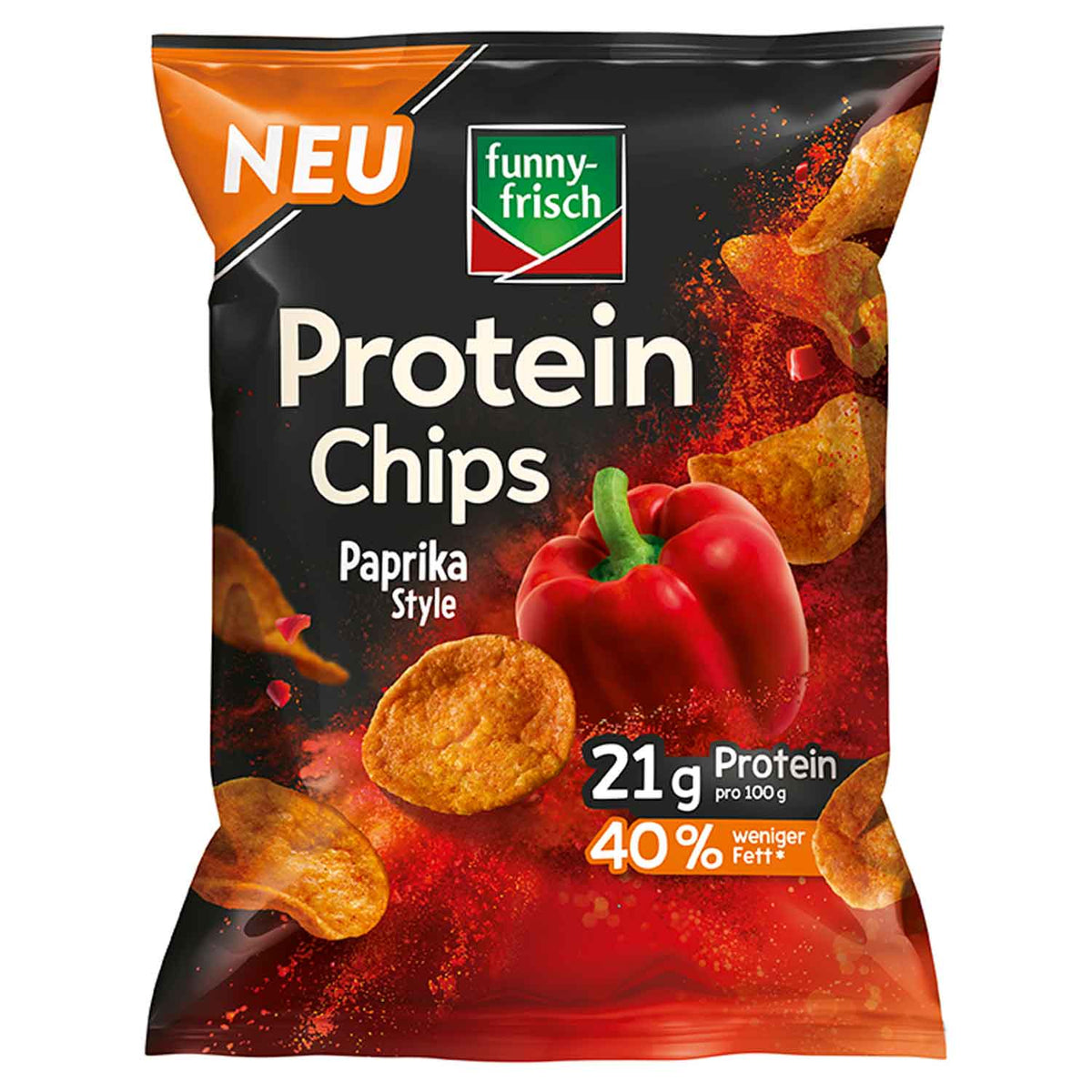 funny frisch Protein Chips Paprika Style 90 g