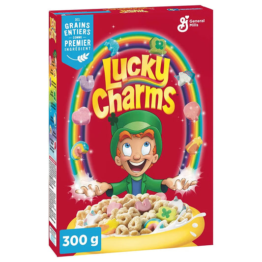 LUCKY CHARMS WITH MARSHALLOW 300G MHD:10.01.2025