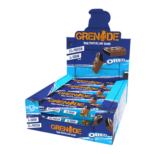 Grenade Protein Bars mit Oreo MHD:11.09.2025