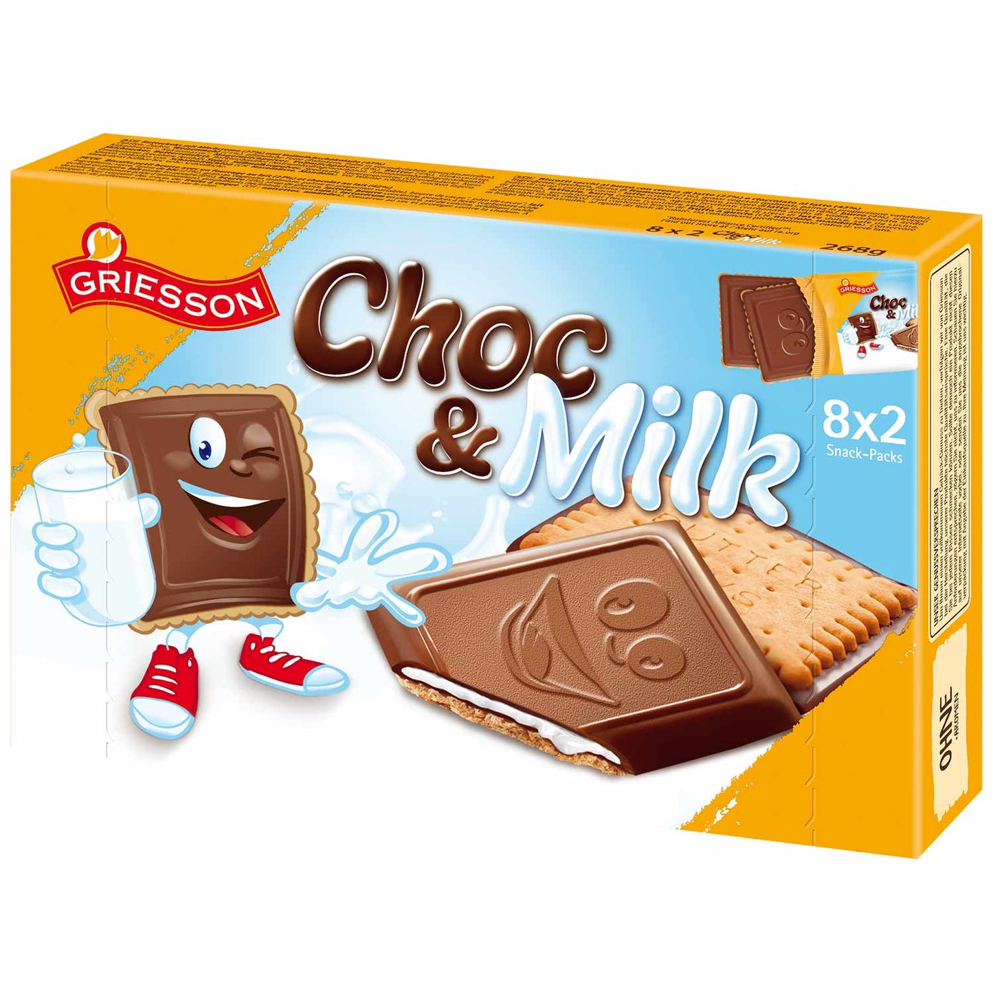 Griesson Choc & Milk KEX 268g MHD: 01.02.2025